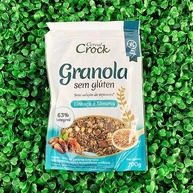 Kit 4 Granolas de Aveia Sem Glúten Leve Croc: Tradicional, Light, Coco e Amêndoas, Zero Açúcar - imagem 5
