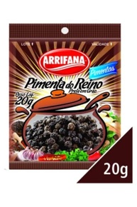 Arrifana Pimenta Do Reino Preta Em Grão 20 G - imagem 2