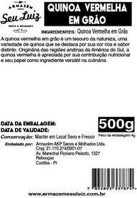 Quinoa Vermelha em Grão 500g - imagem 2