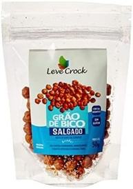 Kit 3X: Grão de Bico Salgado Sem Glúten Leve Crock 50g - imagem 1