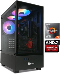 PC Gamer ITX Arena, Ryzen 5 5600GT, Radeon™ Graphics Vega 7, 16GB Ram, SSD 480GB, Gabinete RGB - imagem 1
