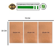 Kit 3 Placas Decorativas com Frases de Gratidão, Fé e Amor - 20x30cm em MDF Premium - imagem 3