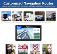 GPS Navegador 17cm para Caminhão e Carro: Mapas EUA/CA/MX 2025 e Atualizações Grátis - imagem 4