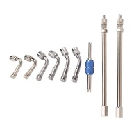 Kit Extensor Válvula Pneu 90 Graus Lyrlody - Metal Premium e Compatibilidade Universal - imagem 3