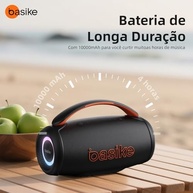 Caixa de Som Bluetooth Basike 100W IPX6: Som Potente, Grave Profundo e Resistência Total! - imagem 4
