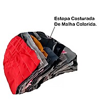 Trapo Estopa Pano de Limpeza Mecânico Costurado 5kg - Absorve Óleo e Graxa - imagem 2