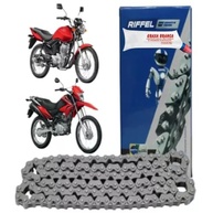 Combo Corrente Comando Riffel Original + Graxa: Cbf, Cg, Nxr Bros 125/150 (2004-2016) - imagem 2