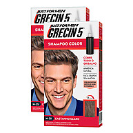 Grecin 5 Shampoo Color Tonalizante Castanho Claro – Kit com 2 Unidades - imagem 1