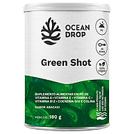 Green Shot Ocean Drop: Detox em Pó Sabor Abacaxi - imagem 1