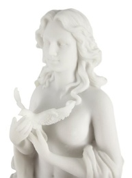 Estátua Aphrodite com Acabamento em Mármore - Deusa Grega do Amor em Resina - imagem 5