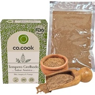 CoCook Tempero 100% Natural Grelhado Sabor America 75g Ideal para Carnes, Frango e Linguiça Churrasco Parrilla Barbecue Zero Glúten, Zero Lactose, Zero Conservantes, Zero Corantes, Zero Sódio - Rende até 30 porções - imagem 2