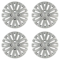 Calota Aro 14" Prata Grid para Gol, Voyage e Saveiro G5 (Jogo c/ 4) - Design Esportivo e Proteção - imagem 1