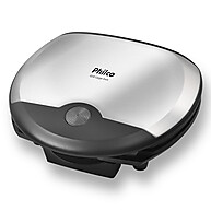 Grill Philco Large Inox: Grelha 4 Hambúrgueres com Facilidade - imagem 1