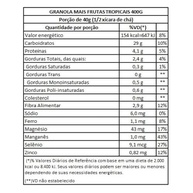 Grings Granola Mais Frutas Tropicais 400G - imagem 2