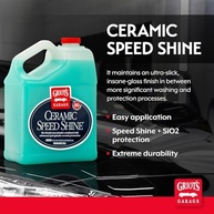 Griot's Garage 10986 Cerâmica Speed Shine Gallon - Proteção Avançada com SiO2 - imagem 3
