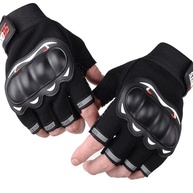 Luva Meio Dedo Moto/Bike: Proteção, Conforto e Grip Antiderrapante - Unissex IMAGEMTECH - imagem 1