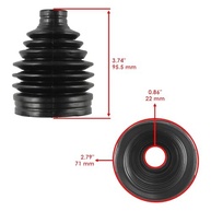Kit Bota Eixo Traseiro Caltric para Yamaha Grizzly 700 YFM700FG 4x4 (2009-2011) - Proteção Essencial - imagem 4