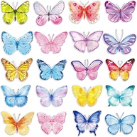 Adesivos de Gel Grosso de Borboleta - 20 Peças Decorativas Reutilizáveis para Janelas, Paredes e Brincadeiras Criativas - imagem 1