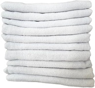Kit 10 Panos de Chão Branco 40x65 cm – Algodão Grosso, Alta Absorção, Ideal para Limpeza Pesada e Superfícies Delicadas - imagem 1