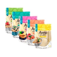 Kit 5 Aveia Sem Glúten Leve Croc: Flocos Grossos, Flocos Médios, Flocos Finos, Farelo, Farinha - imagem 2
