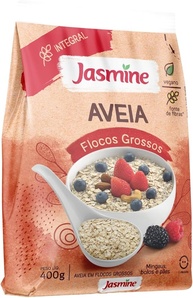 Jasmine Aveia Flocos Grossos Integral 400g - imagem 1