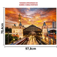 Quebra-Cabeça Estação da Luz 2000 Peças: Desafio Grow! - imagem 2