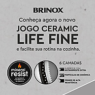 Panela Antiaderente Brinox Fine: Cozinhe Sem Grudar! - imagem 2