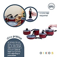 Panela Cerâmica Oikos: Cozinhe Sem Grudar! - imagem 2