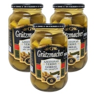 Azeitonas Verdes Gordal em Conserva com Caroço Grutzmacher - KIT 3 Unid - imagem 2