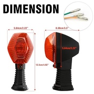 Kit 2 Luzes de Seta LED para Moto Suzuki Bandit, SV, GSX-R, DR-Z - Design Moderno e Resistente - imagem 3
