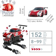 Porsche 911 GT3 Cup Salzburg Design: Monte seu Ícone Esportivo em 3D! - imagem 4