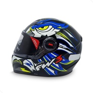 Capacete GTN Eagle Azul e Amarelo - Segurança e Estilo para Sua Aventura - imagem 1