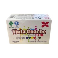 Tempera Guache Premium 6 Cores 15ml - Make+ | Tinta Lavável para Artesanato e Pintura Infantil - imagem 4