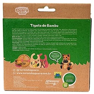 Tigela Infantil de Bambu com Ventosa - Turminha Guará Azul | Segura e Saudável para Refeições - imagem 5