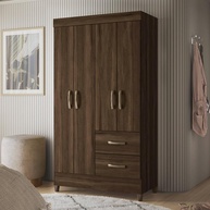Guarda Roupa 4 Portas e 2 Gavetas: Organize Já! - imagem 1