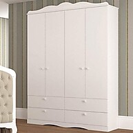 Guarda-Roupa Bebê 4 Portas: Organize com Estilo! - imagem 1