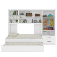 Quarto Infantil Completo Chiara: Cama + Guarda-Roupa - imagem 2