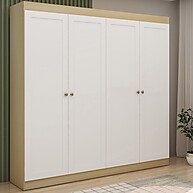 Guarda-Roupa Casal 4 Portas: Espaço e Estilo Provençal - imagem 1