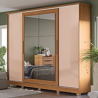 Guarda-Roupa Casal 4 Portas: Espelho e Mais! - imagem 1
