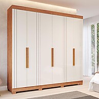 Guarda-Roupa Casal 6 Portas e 6 Gavetas – Espaçoso e Elegante - imagem 1