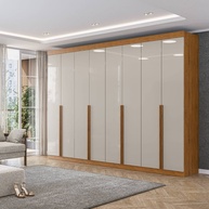 Guarda Roupa Casal 8 Portas: Espaço e Sofisticação - imagem 1