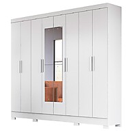 Guarda Roupa Casal Branco 8 Portas: Espaço e Elegância - imagem 1