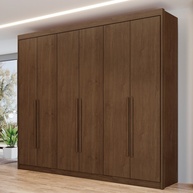 Guarda Roupa Casal Cacau: 6 Portas e 8 Gavetas - imagem 1