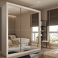 Guarda-Roupa Casal Espelhado: Mais Espaço e Elegância! - imagem 1