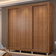 Guarda-Roupa Casal Lyon Plus Madesa: 3 Portas e 4 Gavetas com Design Rustic - imagem 1