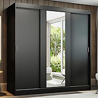 Guarda-Roupa Casal Preto Madesa Reno: Espaço & Estilo - imagem 1