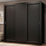 Guarda Roupa Casal Preto Mônaco: Organize com Estilo! - imagem 1