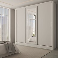 Guarda-Roupa Casal Sophia Slim: Espaço e Elegância em 3 Portas - imagem 1