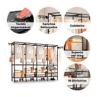Guarda Roupa Dobrável Decoteam – Organize Sem Complicação - imagem 1