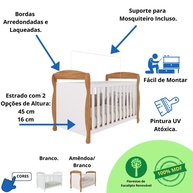 Quarto de Bebê Completo: Berço e Guarda-Roupa - imagem 2